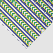 緑と青のラトビアラトガール民族フォーク芸術 薄葉紙 (詳細)