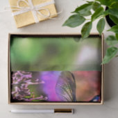 緑と青のリアリスティックのトンボ絵画イ 薄葉紙 (ギフト)