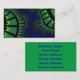 緑と青のリミックス 名刺