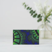 緑と青のリミックス 名刺 (スタンド正面)