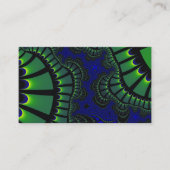 緑と青のリミックス 名刺 (正面)