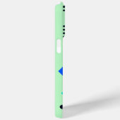 緑と青の図形と円 Case-Mate iPhoneケース (裏面 / 右)
