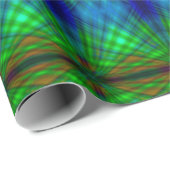 緑と青の折り返し紙 ラッピングペーパー (ロールコーナー)