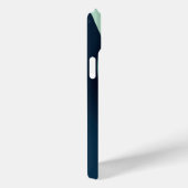 緑と青の波状型枠 Case-Mate iPhoneケース (裏面 / 右)