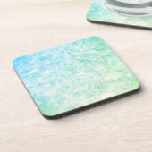 緑と青の結晶 コースター (左側)