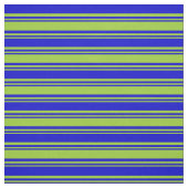 緑と青の線 ファブリック (見本)