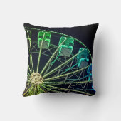 緑と青の観覧車 クッション (裏面)