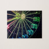 緑と青の観覧車 ジグソーパズル (横)