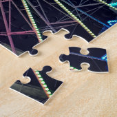 緑と青の観覧車 ジグソーパズル (側面)