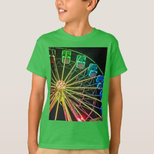 緑と青の観覧車 Tシャツ