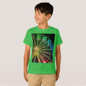 緑と青の観覧車 Tシャツ (正面フル)