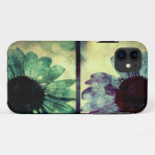 緑と青ひまわりアートiPhone 5ケース Case-Mate iPhoneケース (裏面(横))