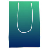 緑と青グラデーション ミディアムペーパーバッグ (裏面)