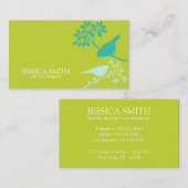 緑と青 名刺 (正面/裏面)