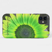 緑と黄色のひまわりiPhone 5ケース Case-Mate iPhoneケース (裏面(横))