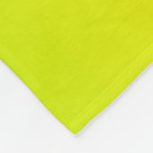 緑と黄色のネオングラデーションのラッピング紙 フリースブランケット (角)