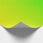 緑と黄色のネオングラデーションのラッピング紙 ラッピングペーパー (角)