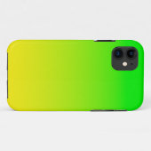 緑と黄色のネオン グラデーション Case-Mate iPhoneケース (裏面(横))