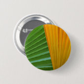 緑と黄色のファ葉ン 缶バッジ (正面&裏面)