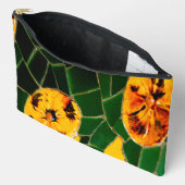 緑と黄色のモザイクスペインのラ アクセサリーポーチ (見開き)