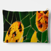 緑と黄色のモザイクスペインのラ アクセサリーポーチ (裏面)