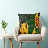 緑と黄色のモザイクスペインのラ クッション (椅子)