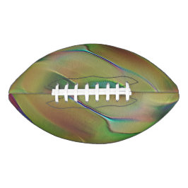 緑と黄色の優勢なレリーフ、 浮き彫り アメリカンフットボール