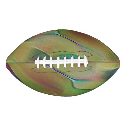 緑と黄色の優勢なレリーフ、 浮き彫り アメリカンフットボール (正面)