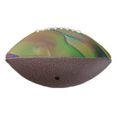 緑と黄色の優勢なレリーフ、 浮き彫り アメリカンフットボール (回転270)