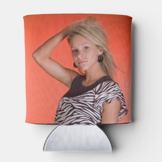 緑と黄色の卒業ギア 缶クーラー (裏面)