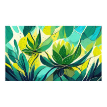 緑と黄色の多肉植物