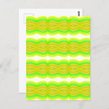 緑と黄色の姿8リボンパターンアート