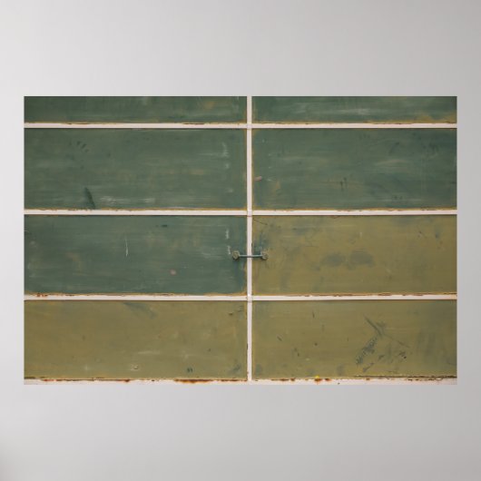 緑と黄色の引き出し ポスター (正面)