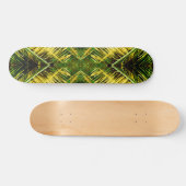 緑と黄色の悪意のある咬傷 スケートボード (横)