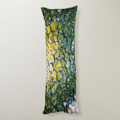 緑と黄色の樹皮 ボディピロー (裏面 (縦))