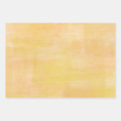 緑と黄色の水色 ラッピングペーパーシート (正面)