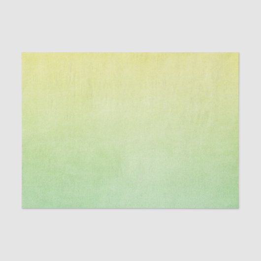 緑と黄色の水色 薄葉紙 (正面)