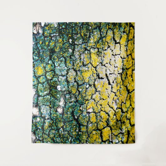 緑と黄色の自然タペストリー タペストリー (正面)