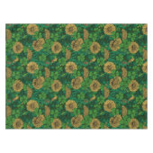 緑と黄色の草原 テーブルクロス (正面(横))