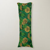 緑と黄色の草原 ボディピロー (正面縦)