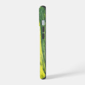 緑と黄色の調和 iPhone 15ケース (左側面)