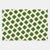 緑と黄色 ラッピングペーパーシート (正面3)