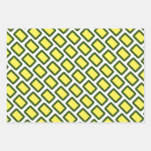 緑と黄色 ラッピングペーパーシート (正面2)