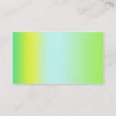 緑と黄色 名刺 (裏面)