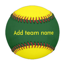 緑と黄 野球ボール