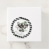 緑と黒そりバッファローチェックパッケージ フェイバータグ (インサイチュ)