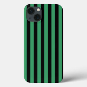 緑と黒のキャンディストライプーのCase-Mate iPhone cas 13ケース