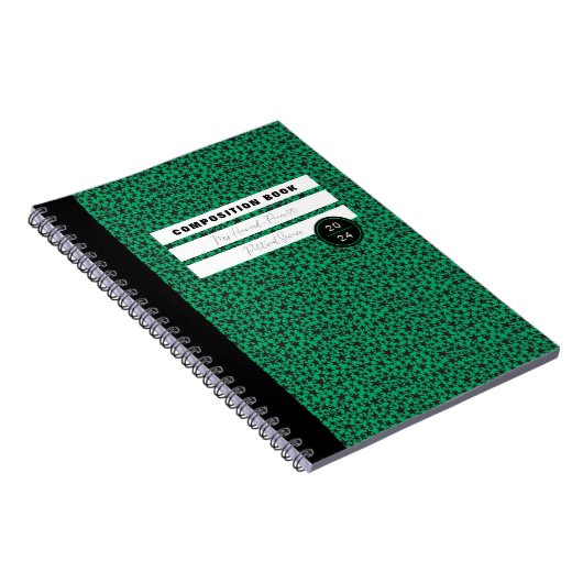 緑と黒のスタースクール構成 ノートブック (右側)
