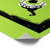 緑と黒のハローウィンパーティ、ハローウィンパーティ ポスター (角)