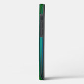 緑と黒のパタストライプのーンCase-Mate iPhone c Case-Mate iPhoneケース (裏面 / 左)